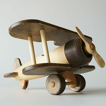 Куклы и игрушки ручной работы. Ярмарка Мастеров - ручная работа Самолет. Handmade.