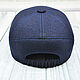 Men's baseball cap, made of cashmere, in dark blue!. Baseball caps. SHOES&BAGS. My Livemaster. Фото №5