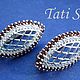 Серьги c гранатом ,,MESH ,,. Серьги классические. Tati Style. Ярмарка Мастеров.  Фото №4