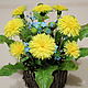 Bouquet ' Dandelions with forget-me-nots', Composition, Moscow,  Фото №1
