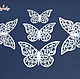 Fairy-shop, 3D butterfly plastic with double-sided tape. Butterflies on the wall. scrapbooking. butterflies for creativity. Butterfly for interior. Decorative butterflies. Fair Masters. Butterfly.
