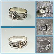 Фен-шуй и эзотерика handmade. Livemaster - original item Ansuz Rune Ring. Handmade.