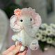 Слоненок тедди коллекционный. Тедди Зверята. MyTeddyStore. Ярмарка Мастеров.  Фото №7