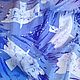 Платок шелковый Ночной полет батик подарок женщине девушке подруге. Платки. ЛЮБОВЬ АЛЕКСЕЕВА, ПЛАТКИ ПАЛАНТИНЫ. Ярмарка Мастеров.  Фото №6