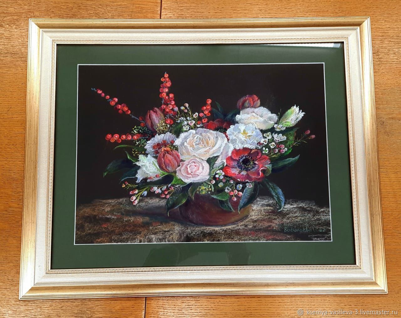 Картины: Картина пастелью Букет цветов 2022 в интернет-магазине Ярмарка ...