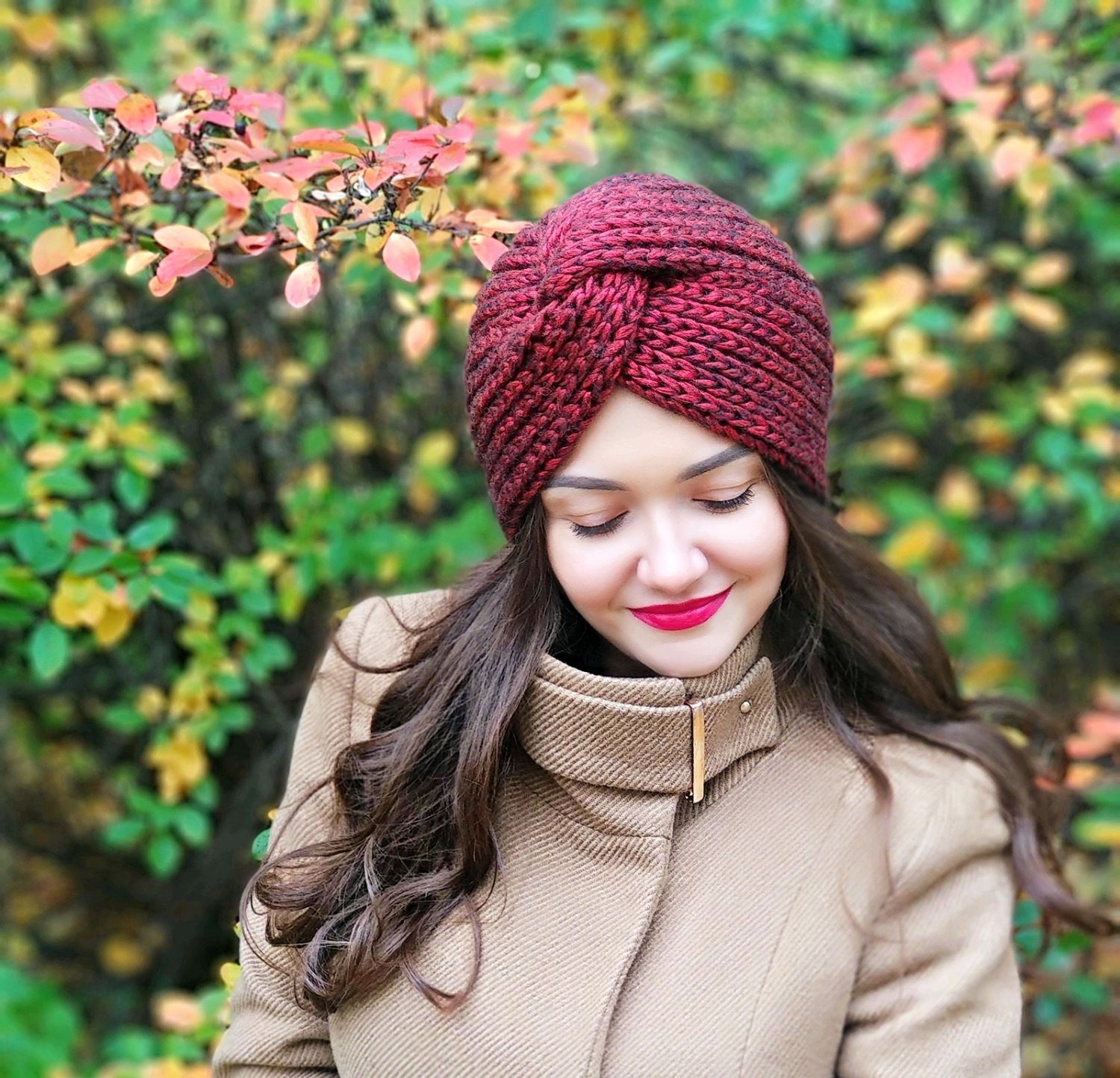 Осенняя шапка для женщины 40 лет