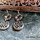  Серьги"КРОЛИКИ В СУМЕРКАХ". Серьги-пусеты. IRINAVORON_JEWELRY. Интернет-магазин Ярмарка Мастеров.  Фото №2