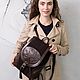  Backpack women's Leather Brown Evet Mod. R. 50-422. Backpacks. Natalia Kalinovskaya. Online shopping on My Livemaster.  Фото №2