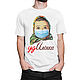 T-shirt with print ' Udalenka', T-shirts and undershirts for men, Moscow,  Фото №1