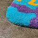 Ковер ручной работы в интерьер. Ковры для дома. Carpet Fields. Ярмарка Мастеров.  Фото №4