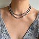 Заказать Бусы из гематита и серебра. Чокер из гематита и серебра. 4NADYA Jewelry. Ярмарка Мастеров. . Бусы Фото №3