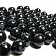 Black tourmaline sherl 10 mm. Beads1. Elena (luxury-fittings). My Livemaster. Фото №4