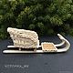 Wicker Sled for Dolls New Year Miniatures 1:12 in a dollhouse, Doll furniture, Moscow,  Фото №1
