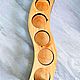 Shotnitsa soporte de madera de cedro con 5 pilas SHT5. Scissors. ART OF SIBERIA. My Livemaster. Фото №5