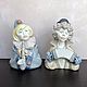 Винтаж: Фарфоровые бюсты клоунов Lladro, Статуэтки винтажные, Москва,  Фото №1