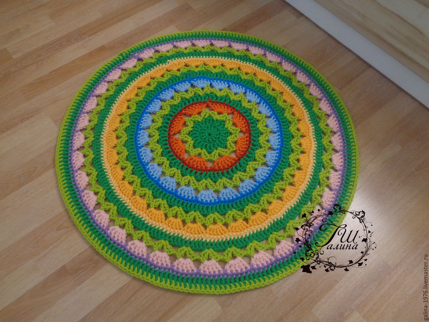 Knitted carpet 'Craze', Carpets, Voronezh,  Фото №1