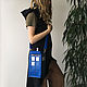 Тардис сумка из кожи полицейская будка Сумка TARDIS. Классическая сумка. KrukruStudio. Интернет-магазин Ярмарка Мастеров.  Фото №2
