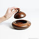 Order Wooden cedar sugar bowl for salt, sugar, honey. K48. ART OF SIBERIA. Livemaster. . Sugar Bowls Фото №3