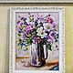 Order Oil painting with flowers'Spring bouquet'. OMA-EVA. Livemaster. . Pictures Фото №3
