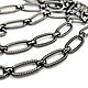 Цепь из крупных звеньев 14х7 мм Черная, Цч130, 20 см. Цепочки. iva_crystals. Интернет-магазин Ярмарка Мастеров.  Фото №2