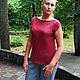 Топ из 100% льна. Топы. Алла Лебедева. Ярмарка Мастеров.  Фото №8