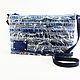 Denim clutch bag Boho large clutch bag from denim Crossbody denim. Clutches. Modern and vintage embroidery. Online shopping on My Livemaster.  Фото №2