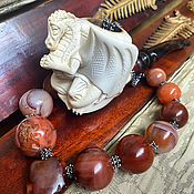 Винтаж handmade. Livemaster - original item Heart of the dragon. Antique necklace with carnelian.. Handmade.
