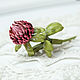 Order Mini brooch leather Clover for good luck. Decoration leather. lanssveta. Livemaster. . Brooches Фото №3