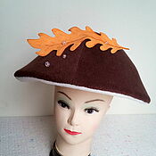 Аксессуары handmade. Livemaster - original item Boletus mushroom hat for baby boy girl autumn. Handmade.