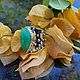 Заказать Кольцо с хризопразом. Karma-jewelry. Ярмарка Мастеров. . Кольца Фото №3