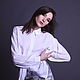Заказать Рубашка женская Statement Shirt №1. Tatta Ti  /  NAIAS. Ярмарка Мастеров. . Блузки Фото №3