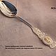 Серебряная ложка "Ангел". Пасхальные сувениры. Persian (persianjewelry). Интернет-магазин Ярмарка Мастеров.  Фото №2