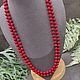 Natural Red Coral Long Beads. Beads2. naturalkavni. My Livemaster. Фото №6