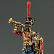 Куклы и игрушки handmade. Livemaster - original item Military miniature Tin soldier 54 mm.ekcastings.Napoleonica.. Handmade.