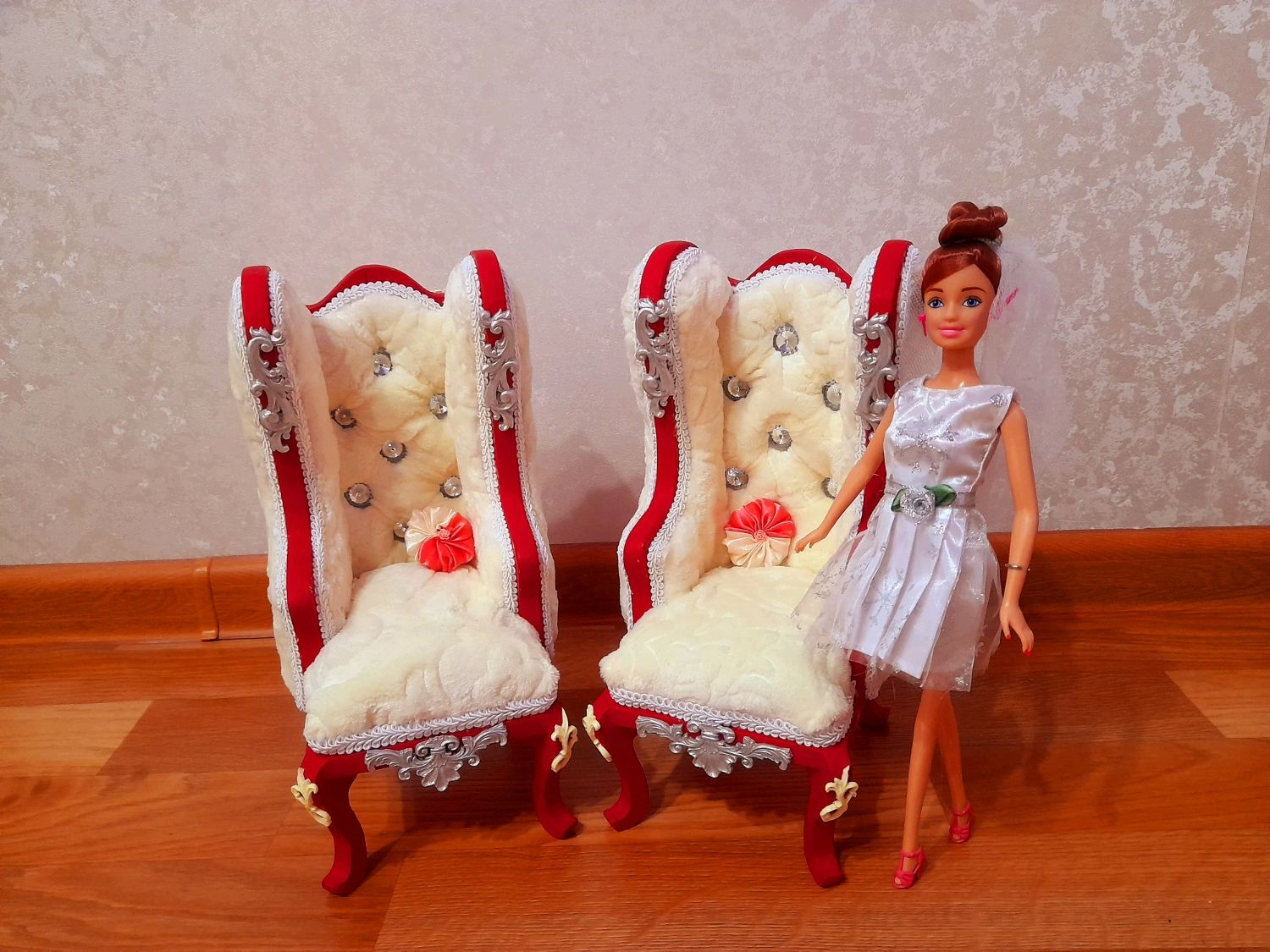 стул кресло для куклы своими руками