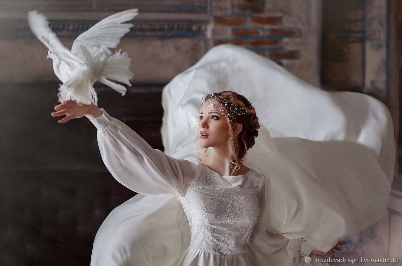 Wedding dress with train, Dresses, Nizhny Novgorod,  Фото №1