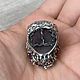 Серебряное кольцо с натуральным аметистом "Ветки". Кольца. Shahinian Jewelry. Ярмарка Мастеров.  Фото №6