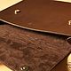 Папка Именная кожаная  , Подарочная. Классическая сумка. AV-Leather (Andrey Volovikov). Ярмарка Мастеров.  Фото №4