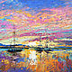 Order Seascape painting 'Yachts in Antalya, Turkey' sea oil. Multicolor Gallery. Livemaster. . Pictures Фото №3