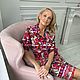 Платье-рубашка из легкой ткани EGGDRESS DOLCE ROSES. Платья. EGGDRESS (Eggdress). Ярмарка Мастеров.  Фото №4