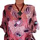 ирландское кружево,женский  розово сиреневый пуловер "Яшма", Пуловеры, Омск,  Фото №1