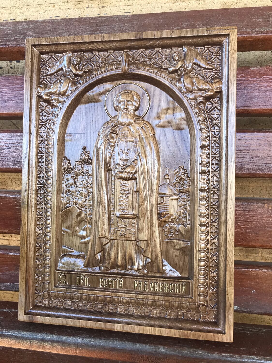 Икона Сергий Радонежский в интернет-магазине Ярмарка Мастеров по цене ...