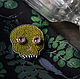 Skull pin Embroidery brooch Memento mori jewelry Day of the Dead. Brooches. MelancholiaCraft. My Livemaster. Фото №4
