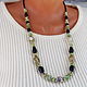 Order Necklace made of jasper, agate and jade stones. Magic box. Livemaster. . Necklace Фото №3