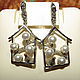 Earrings 925 silver with natural pearl. Earrings. Luxurious silver handmade. Online shopping on My Livemaster.  Фото №2