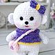 Вязаная собачка  Конфетка , вязаные игрушки. Амигуруми куклы и игрушки. Julmimitoys вязаные игрушки. Ярмарка Мастеров.  Фото №7