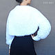 To view the model click on photo CUTE-KNIT NAT Onipchenko of Armormaster to Buy white wedding Bolero
