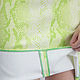 Skirt light green neon snake print cotton pencil. Skirts. Yana Levashova Fashion. My Livemaster. Фото №4