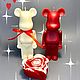 Свечи набор  Bearbrick и сердце, Свечи, Москва,  Фото №1