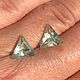 Аквамарины пара 4 ct. Серьги классические. Камни натуральные, Jeweller138. Ярмарка Мастеров.  Фото №6